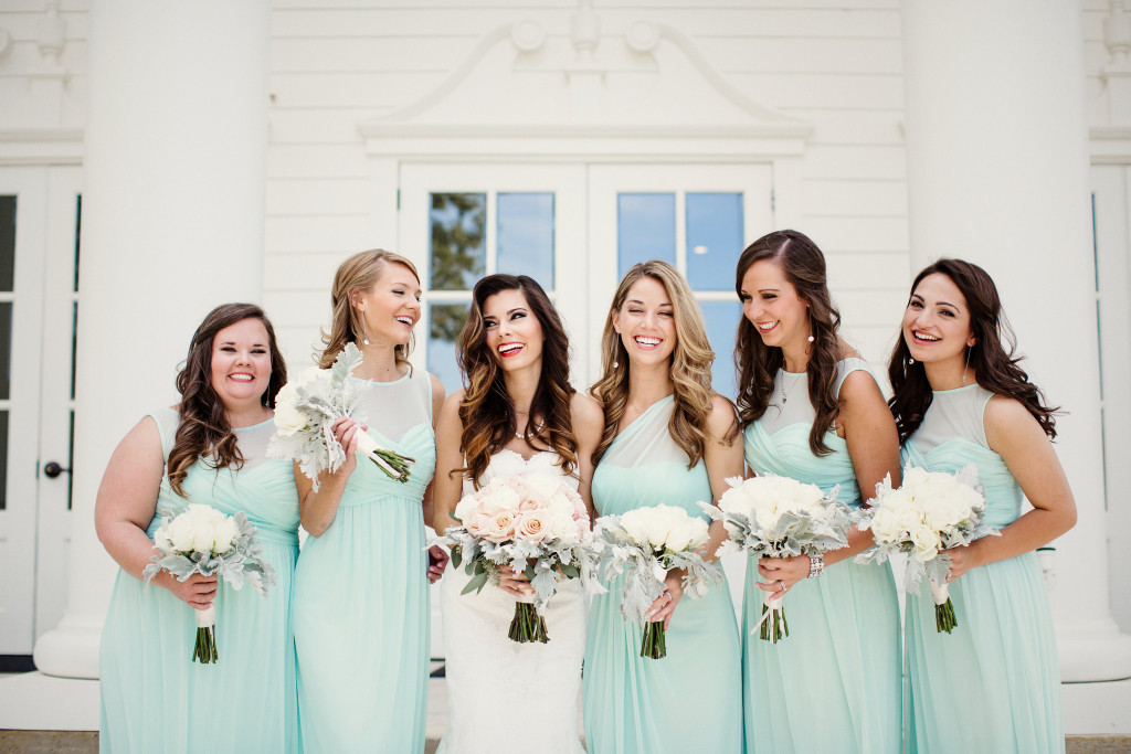 mint green bridesmaids | the milestone aubrey