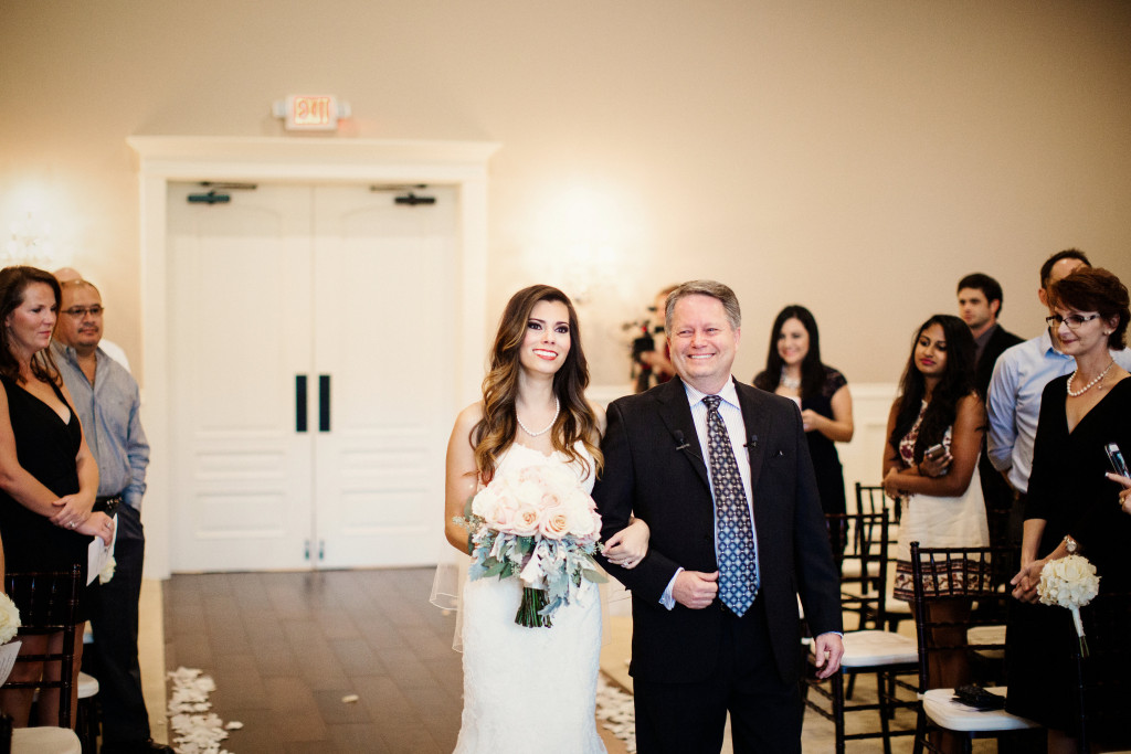 Father Daughter Walking Down the aisle