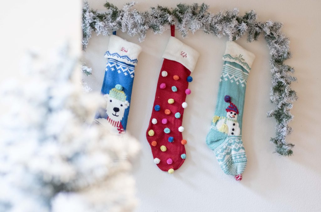 Pottery Barn Stockings Merry and Bright